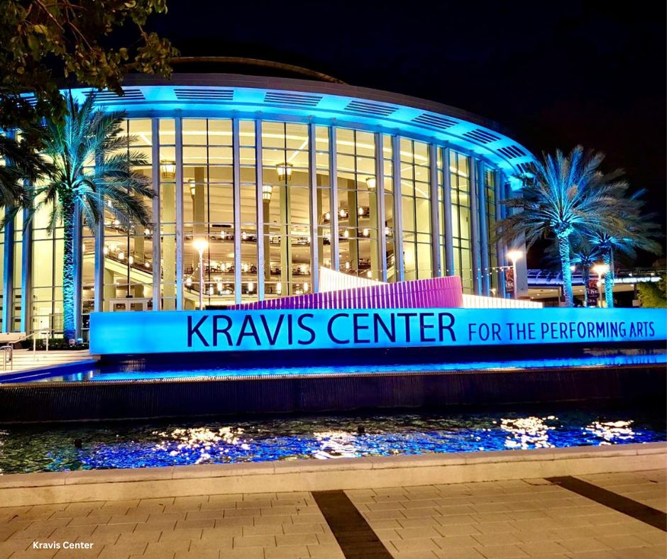 Kravis Center, Palm Beach, Florida, places for couples to visit, date ideas, romantic places in Palm Beach, romantic trips in Florida, art lovers, natural beauty, places to propose in Florida, places to propose in Palm Beach